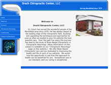 Tablet Screenshot of drachchiropractic.com